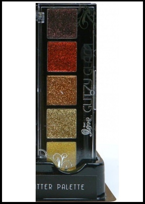 Festlig glitter palette -guld